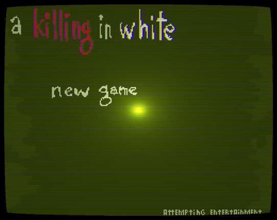 A Killing In White Game Cover