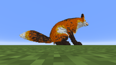 Giant pooping fox in Minecraft Java Edition Image