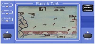 Plane and tank LCD Game Image
