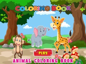 Animal Coloring Book - Free Painting Page for Kids Image