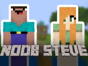 Noob Steve Head War Image