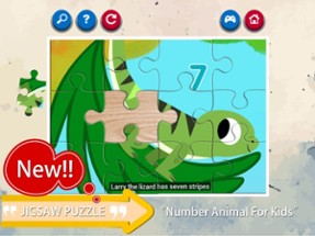 Learn Number Animals Jigsaw Puzzle Game Image