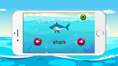 Sea animal vocabulary games puzzles for kids Image