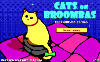 Cats on Broombas Image