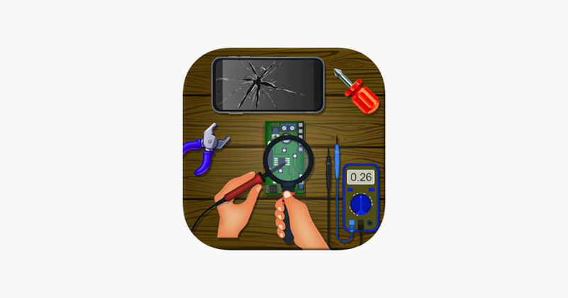 Mobile Phone Repairing Factory Game Cover