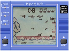 Plane and tank LCD Game Image