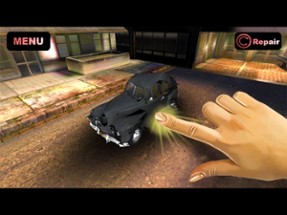 Simulator Crash Retro Car 3D Image