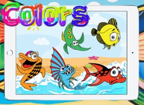 Fish Sea Animal Coloring Quiz Puzzle Matching Game Image