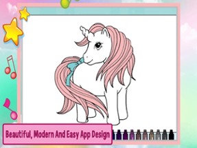 Unicorn Coloring Games Kids Image