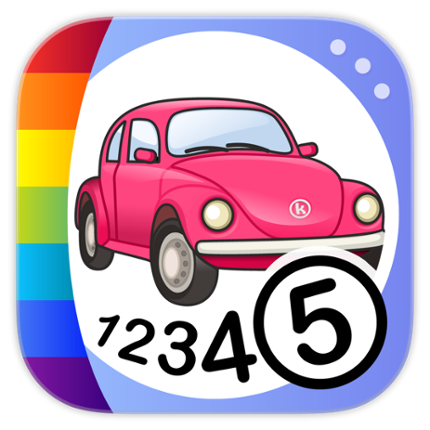 Color by Numbers - Cars Game Cover