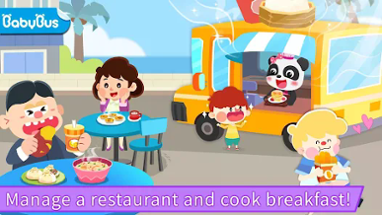 Baby Panda's Breakfast Cooking Image