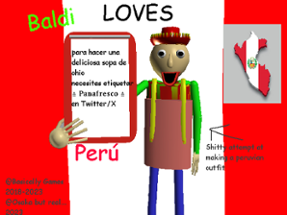 Baldi LOVES Peru!! Image
