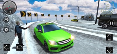 Mountain Road Taxi 3D Image