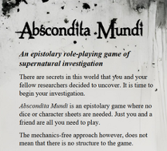 Abscondita Mundi Image