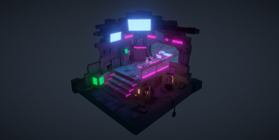 Cyberbar - Lighting Practice Image