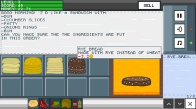 Sandwich Restaurant Simulator Image