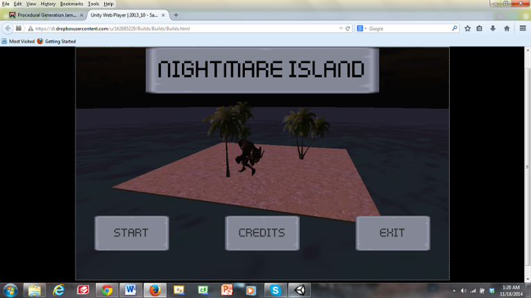 Nightmare Island Game Cover