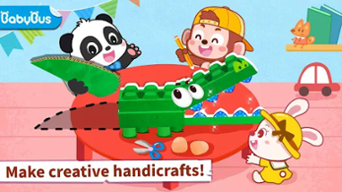 Baby Panda's Animal Puzzle Image