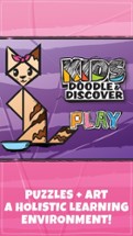 Kids Doodle &amp; Discover: Cats 2, Cartoon Tangram Image