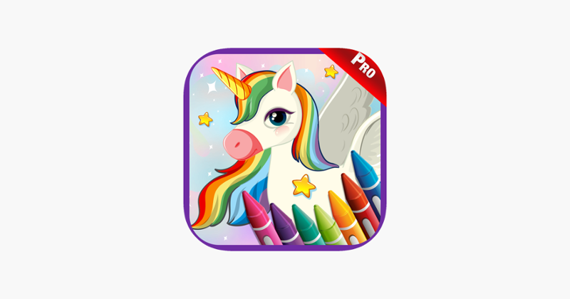 Unicorn Coloring Games Kids Game Cover