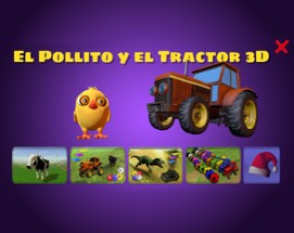 El Pollito y el Tractor 3D Image
