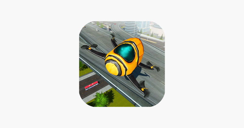 Drone Taxi &amp; Flying Rescue Car Game Cover