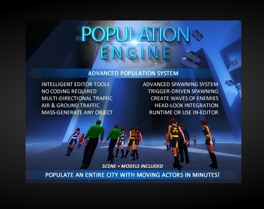 Population Engine (for Unity3D) Game Cover