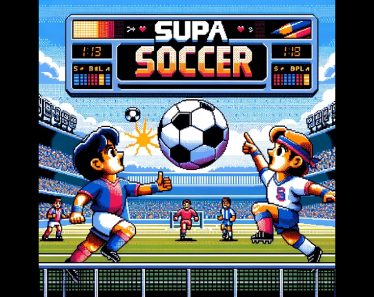 Supa Soccer! (HTML5 version) with source code and game file Game Cover