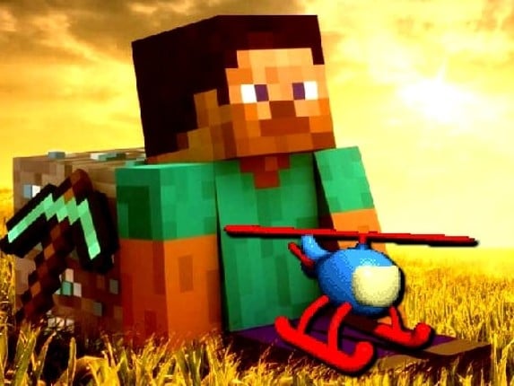 Minecraft Helicopter Adventure Game Cover