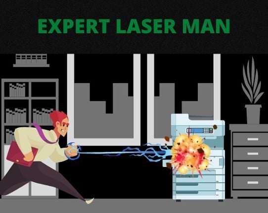 Expert Laser Man Game Cover