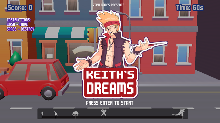 Keith's Dreams "Smash the City" edition Game Cover