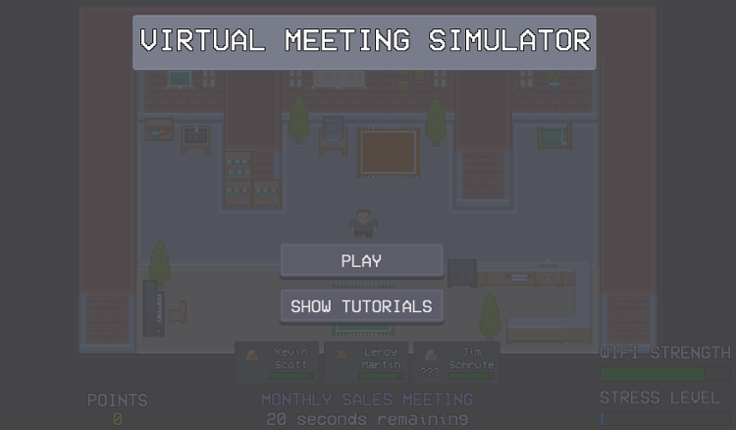 Virtual Meeting Simulator Game Cover