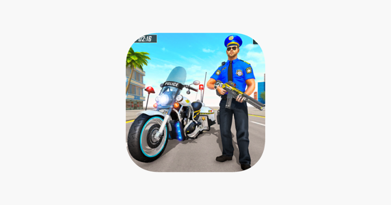 US Police Moto Bike Car Chase Game Cover