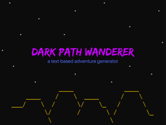 Dark Path Wanderer Game Cover