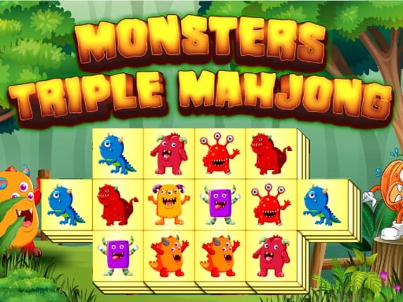 Monsters Triple Mahjong Game Cover