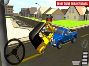 Tuk Tuk City Driving Image