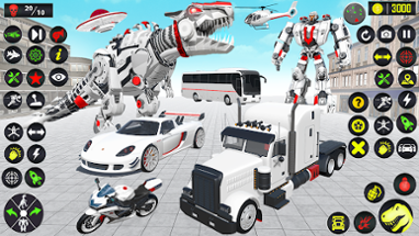 Dino Transform Robot Car Game Image
