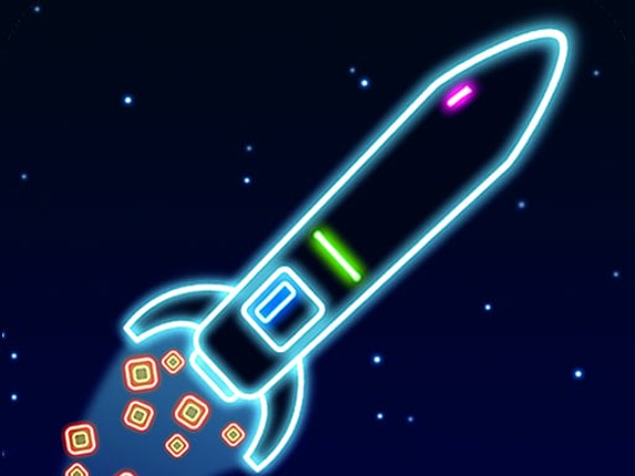 Neon Rocket Game Cover