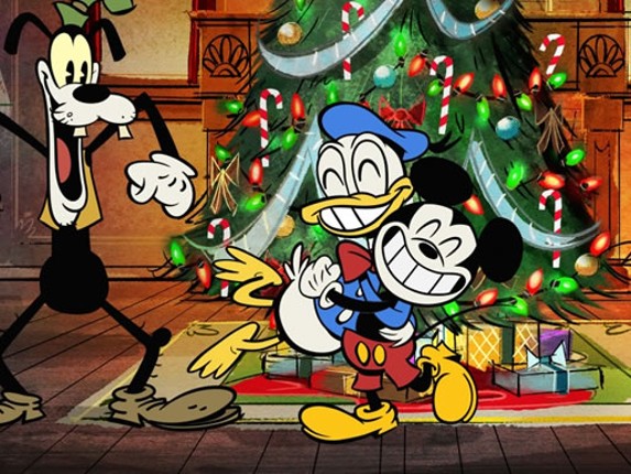 Preparing Mickey For Christmas Match 3 Game Cover