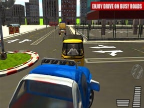 Tuk Tuk City Driving Image