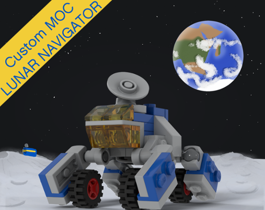 Custom MOC: Lunar Navigator Game Cover