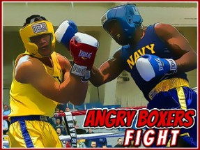 Angry Boxers Fight Image