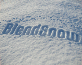 BlendSnow - 100% procedural realistic snow material for Blender Cycles (now with Asset Browser support) Image