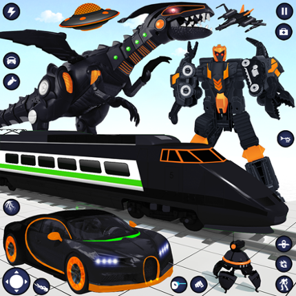 Dino Transform Robot Car Game Game Cover