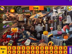 Free Hidden Objects: Halloween Hidden Alphabets Image