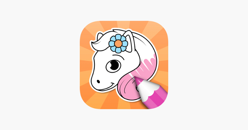 Horse Coloring Sheets Game Cover