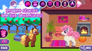 My Magic Castle - Pony &amp; Unicorn Doll House and Decoration Game Image