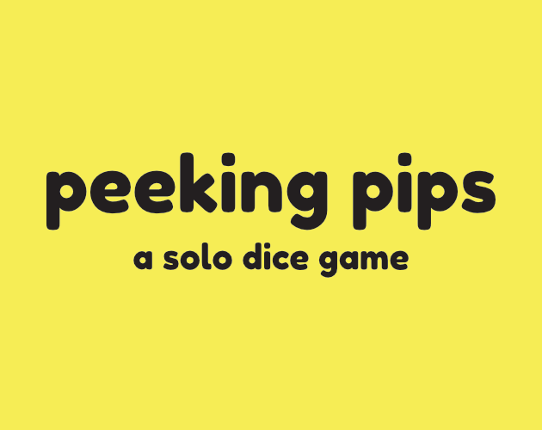 peeking pips Game Cover