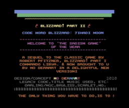 Blizzard! Part II: Jihadi Moon (C64) Commodore 64 Image