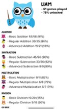 Hooty Hoo: Bingo Math Image